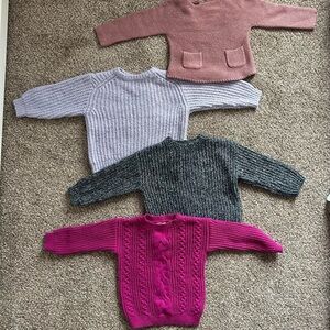 3T/4T Girls Zara Sweaters Bundle